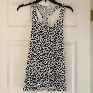Victoria’s Secret PINK cheetah racerback tank top